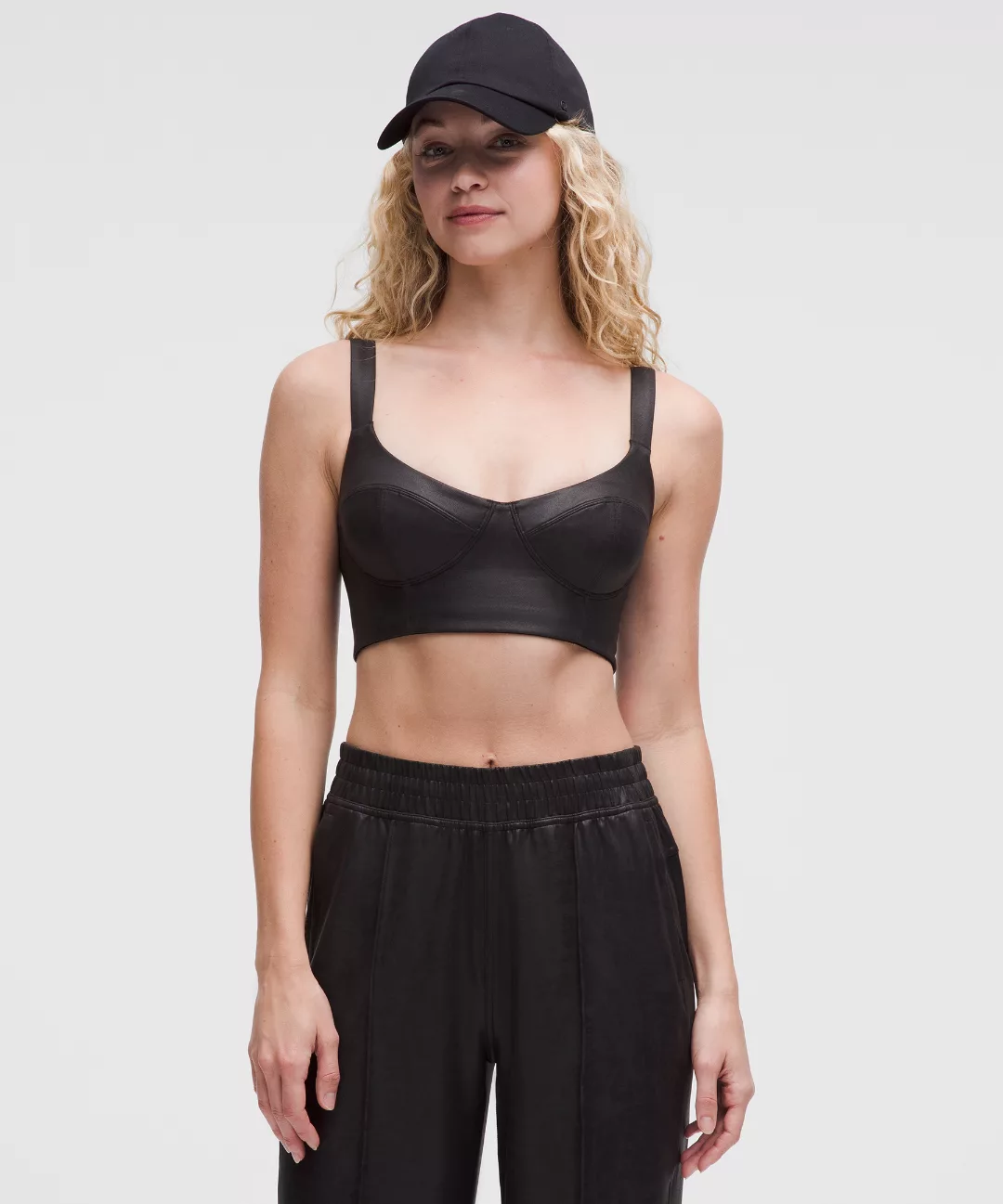 Everlux Longline Workout Bra Light Support, A/B Cup *Matte Foil
