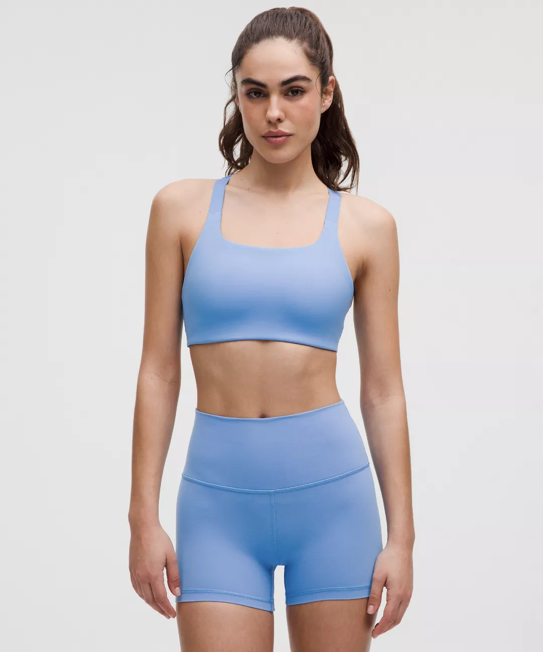 Ultralu Square-Neck Workout Bra *Medium Support, B/C Cup