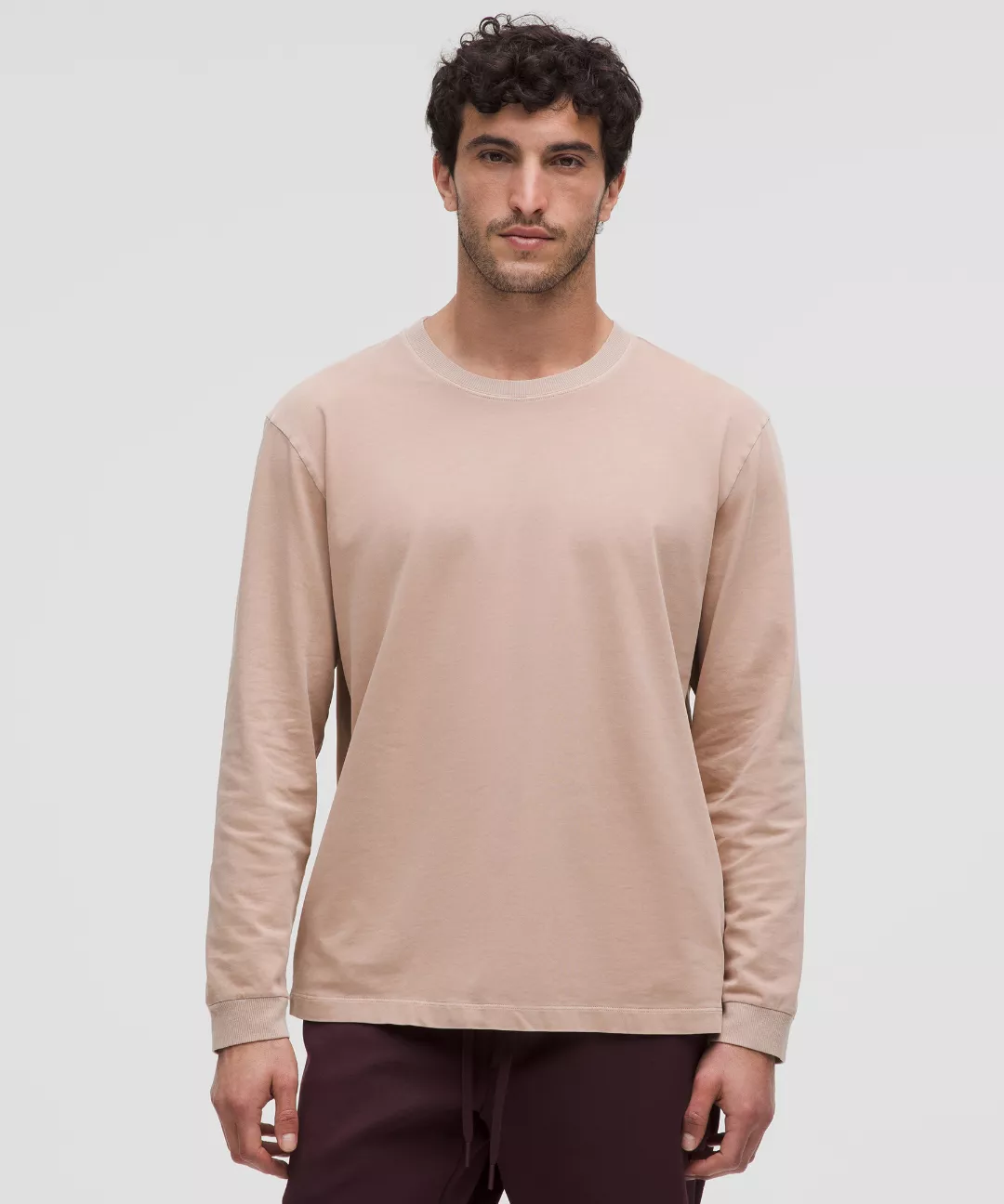 Heavyweight Cotton Jersey Long-Sleeve Shirt *Wash