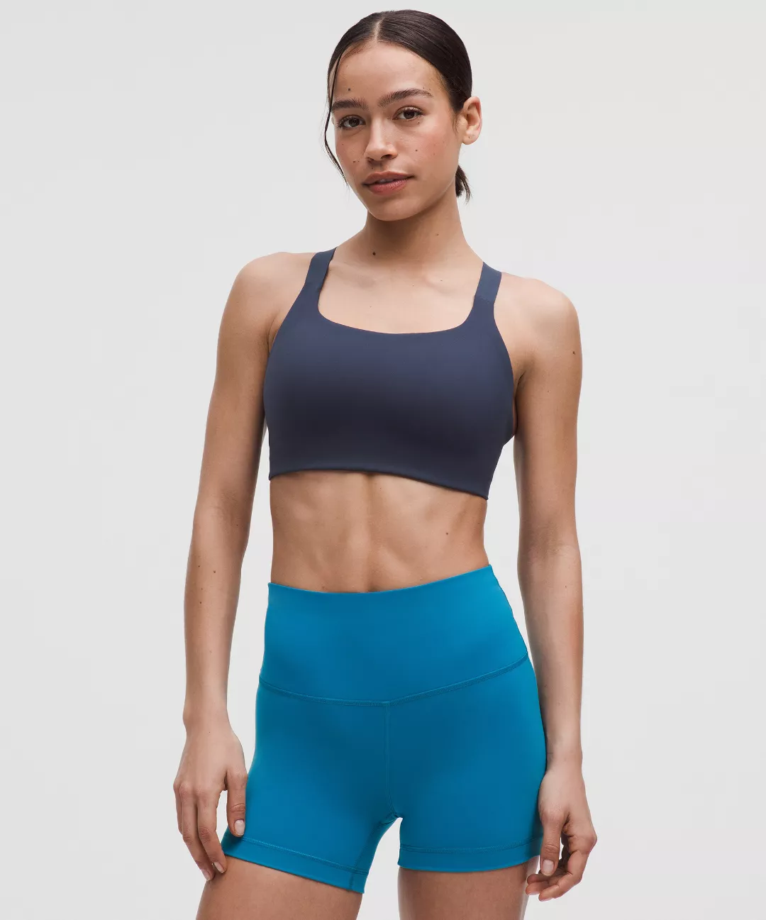 Ultralu Square-Neck Workout Bra *Medium Support, D/DD Cup
