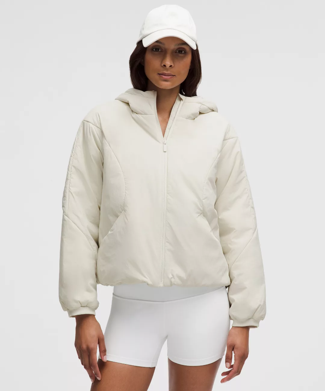 Water-Resistant Insulated Hooded Jacket