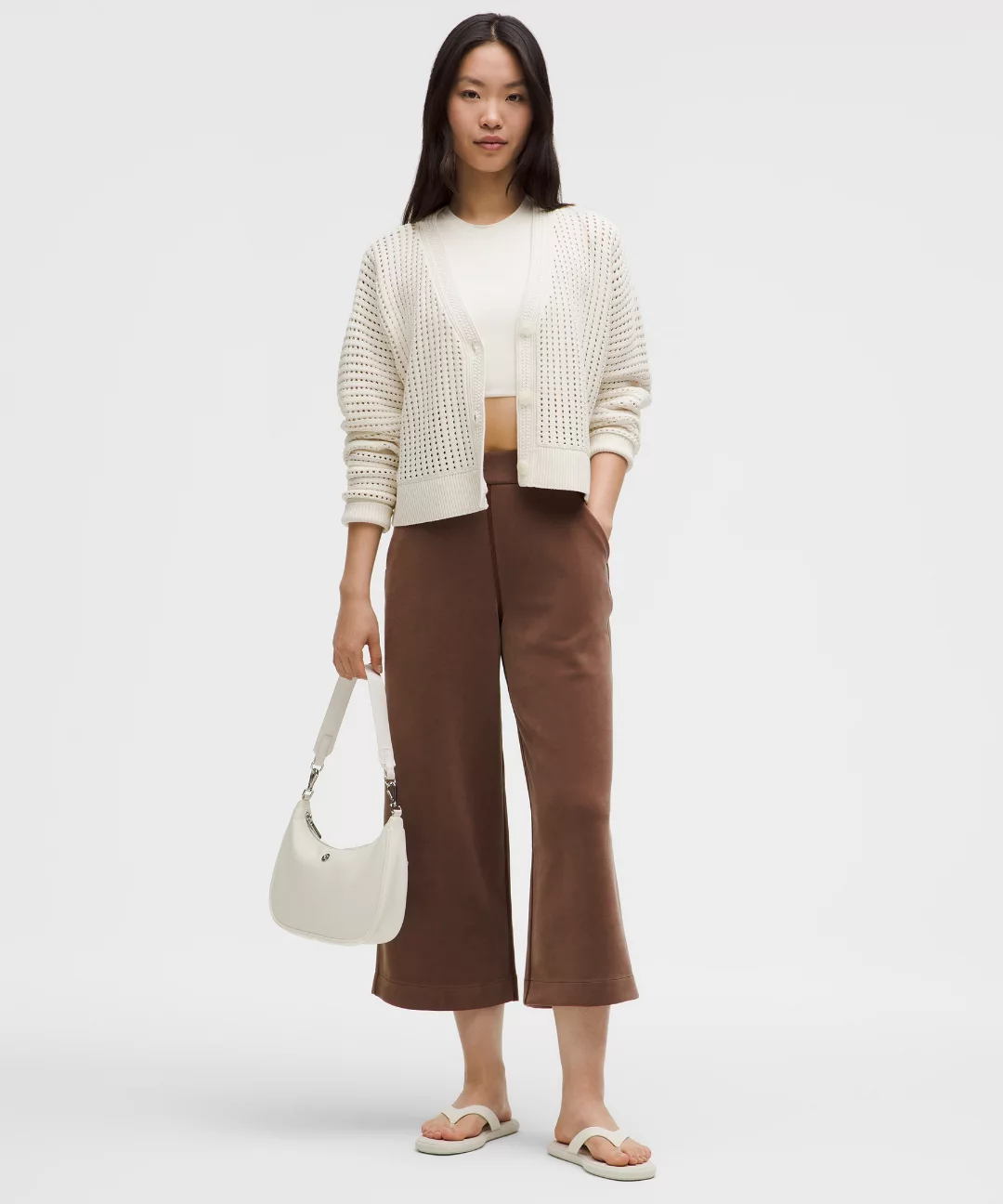 Softstreme High-Rise Wide-Leg Cropped Pant