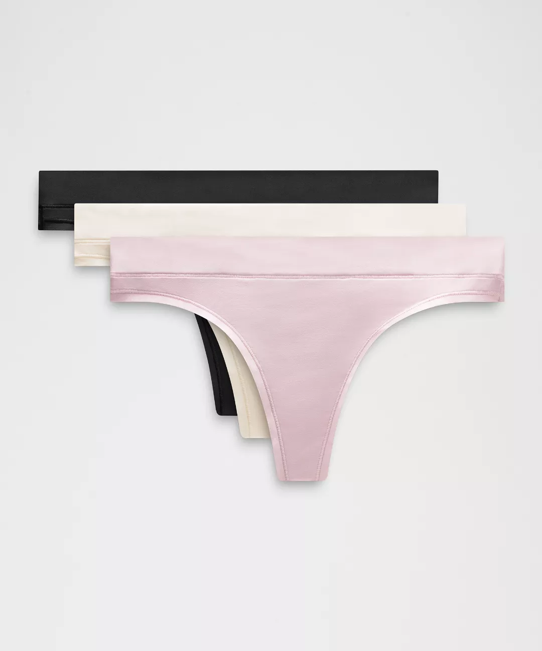 UnderEase Mid-Rise Thong Underwear *3 Pack