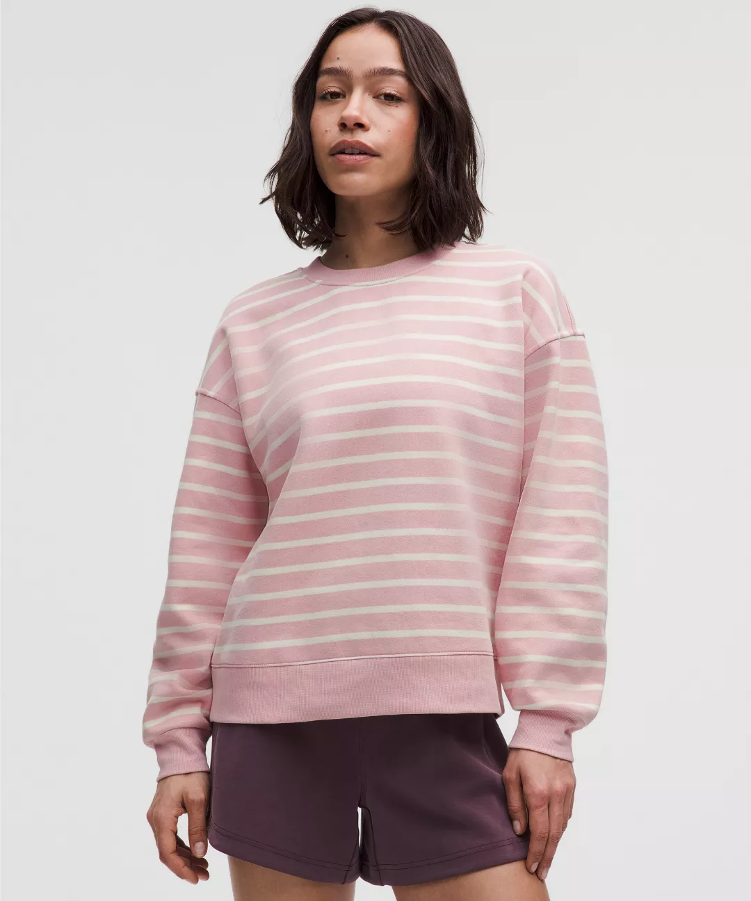 Perfectly Oversized Fleece Crewneck Pullover