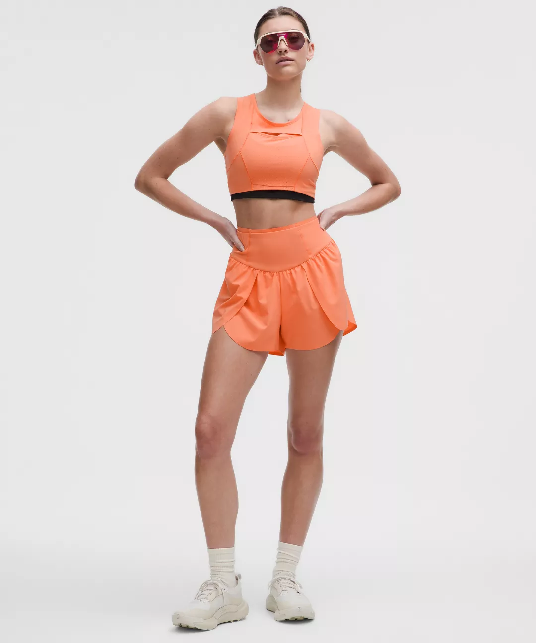 lululemon Go Further High-Rise Split Short 3"