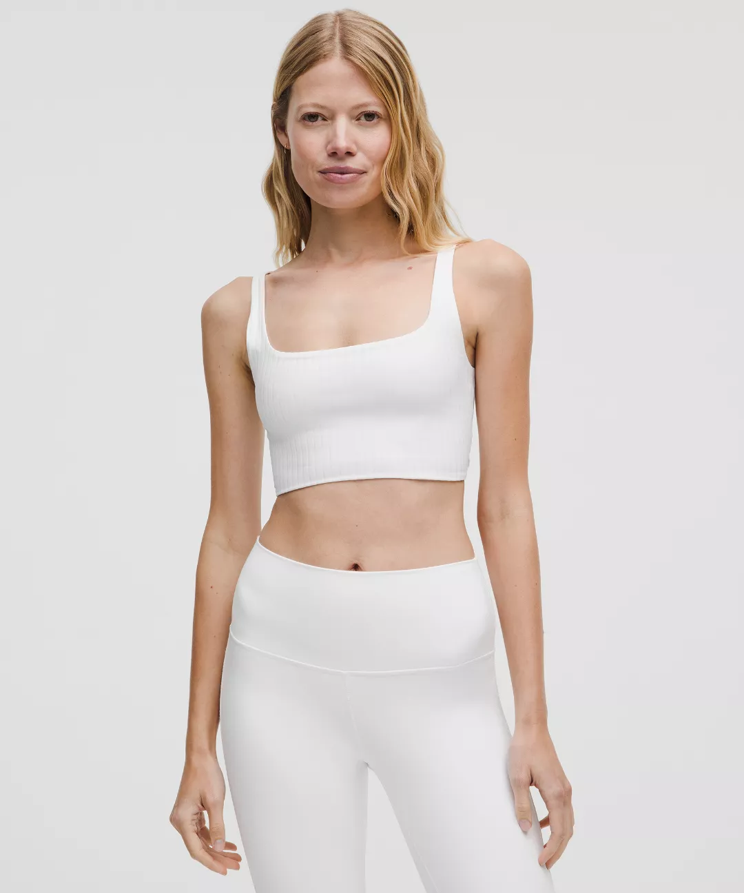 Bend This Ribbed Scoop and Square Bra *Light Support, A-C Cups