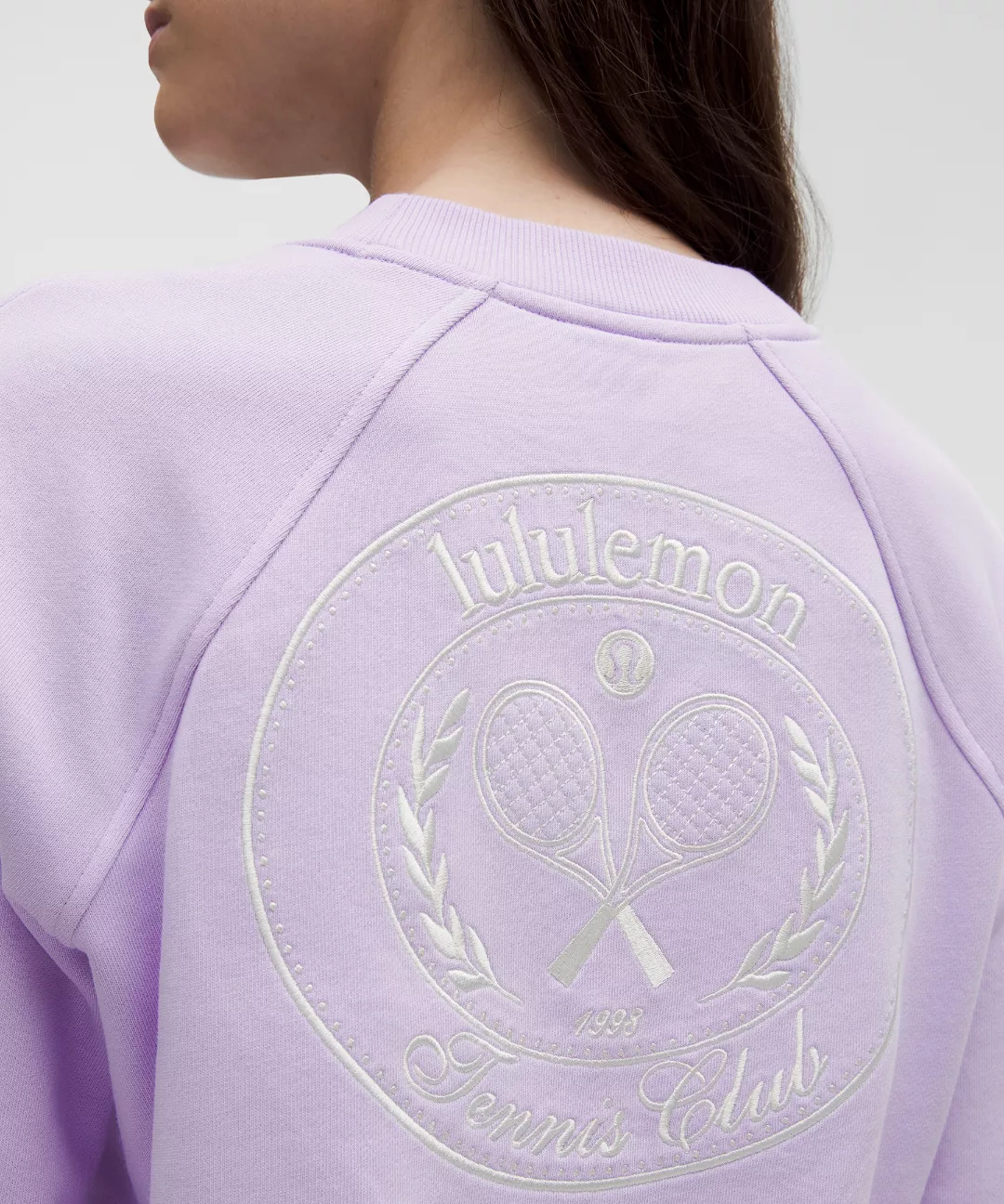Cotton French Terry Crewneck Pullover *Tennis Club