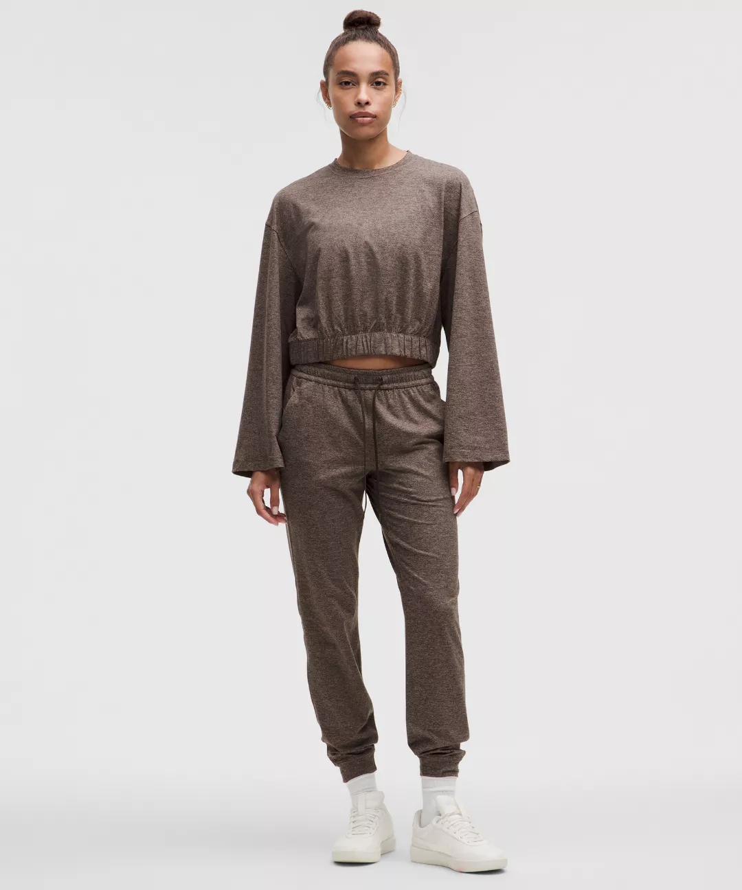 Soft Jersey Relaxed Crewneck Pullover