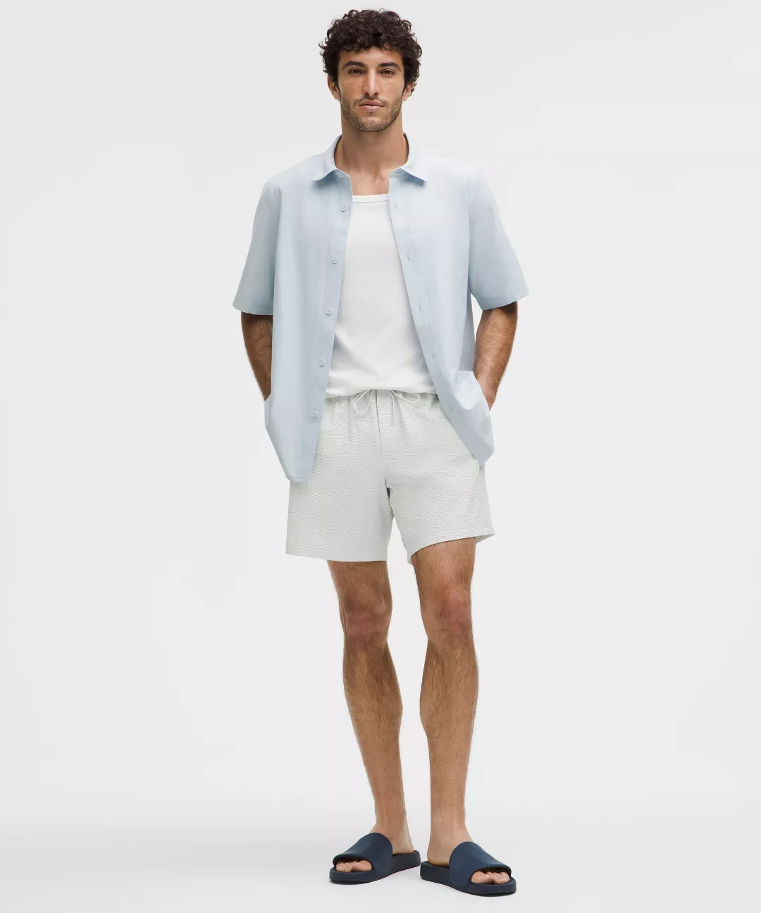 Textured Swim Short 7"