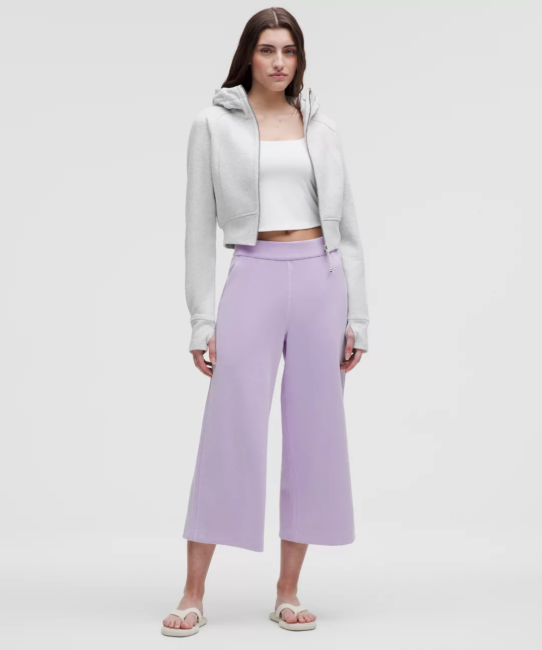 Softstreme High-Rise Wide-Leg Cropped Pant