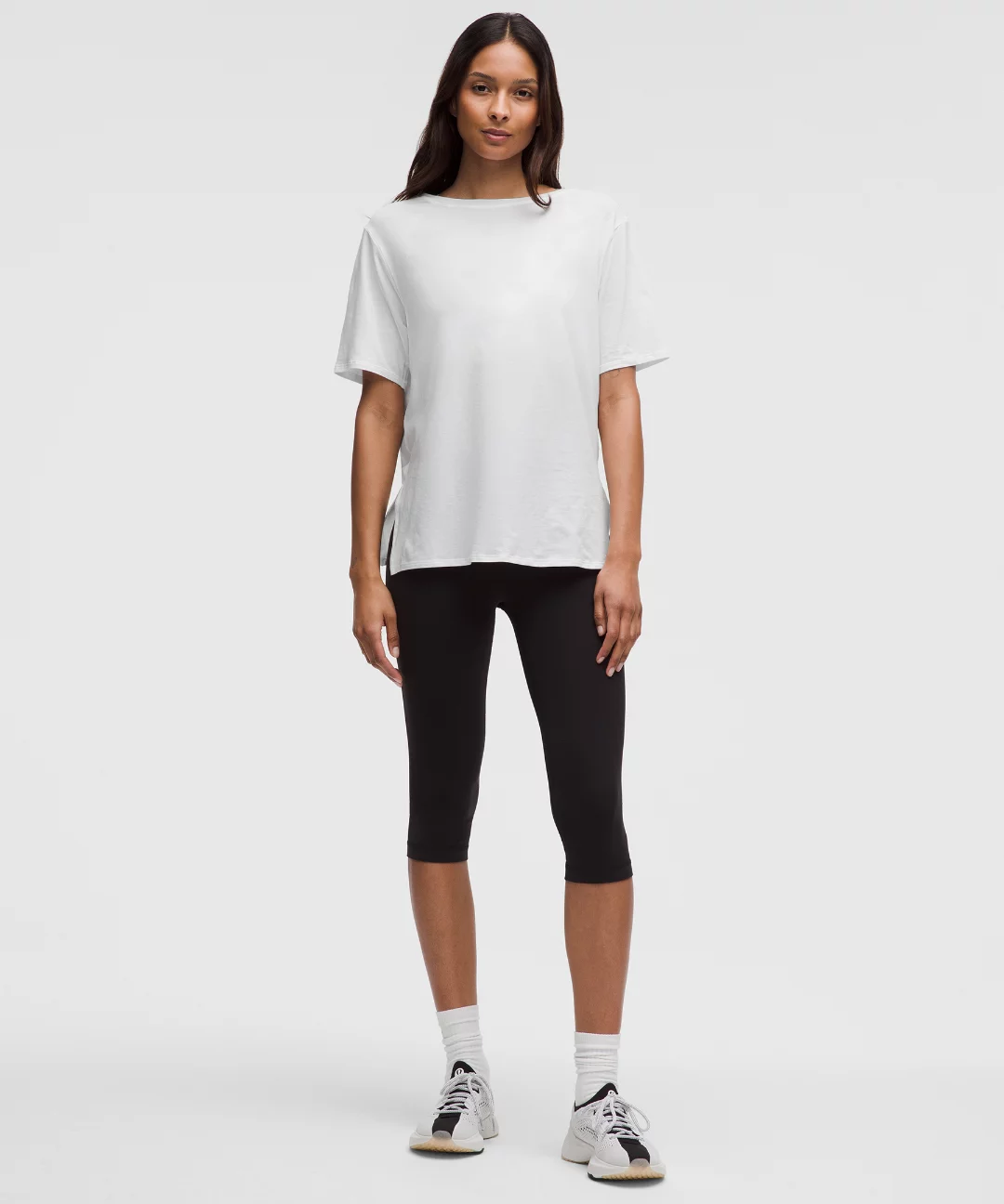 Relaxed-Fit Boatneck T-Shirt