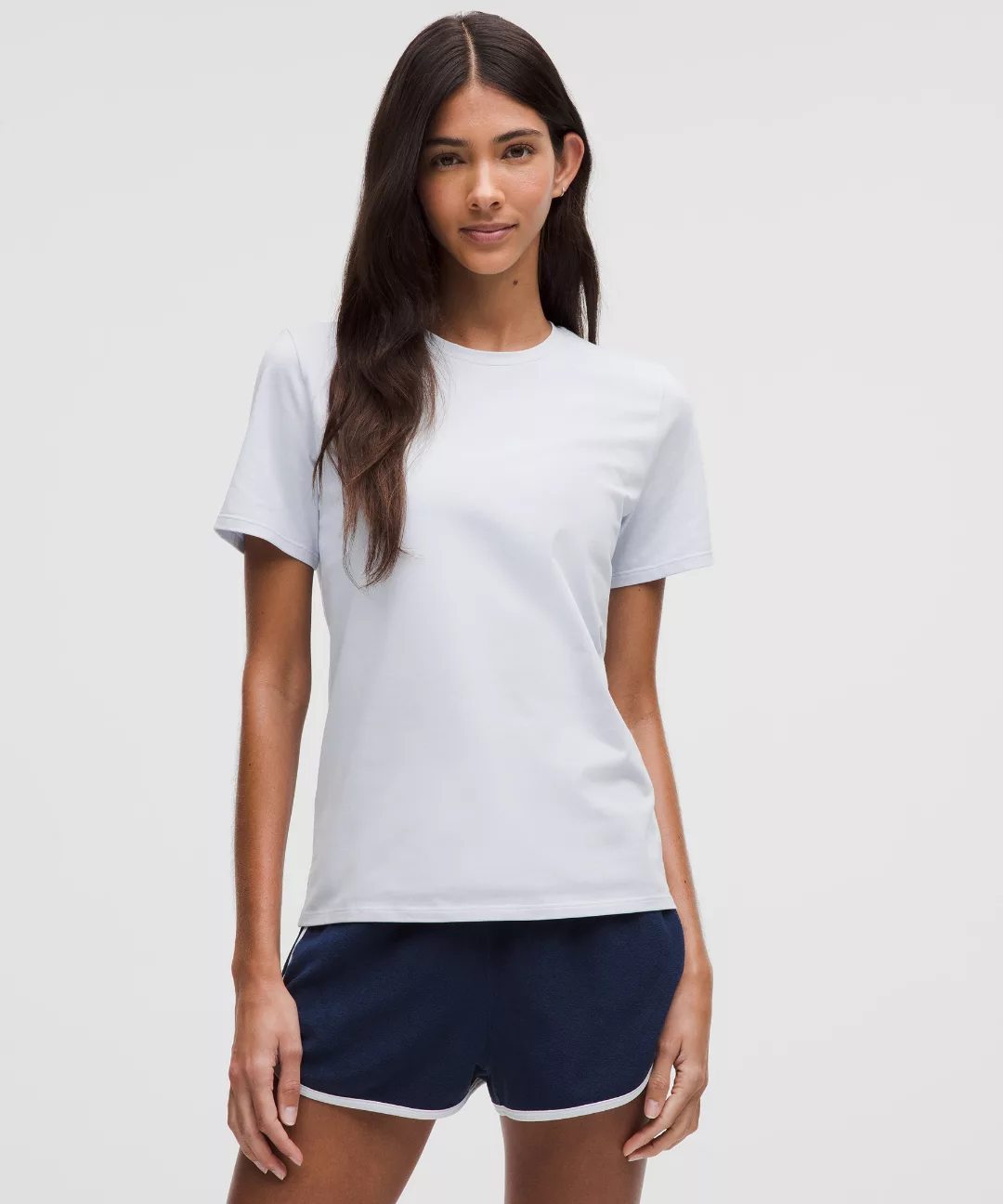 Organic Cotton Straight-Hem Crewneck T-Shirt