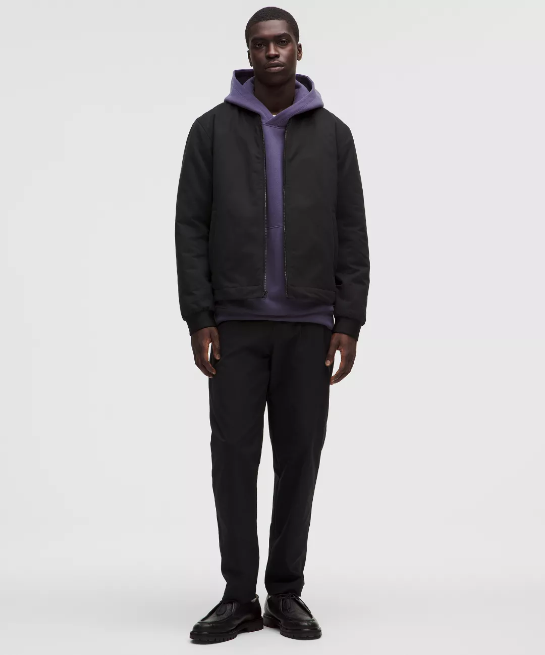 Insulated Cotton-Blend Bomber Jacket