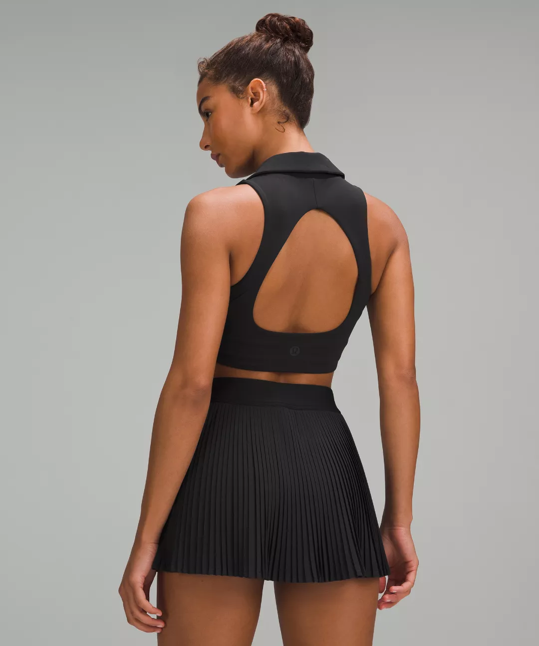 Collared Tennis Longline Bra *Medium Support, B/C Cup