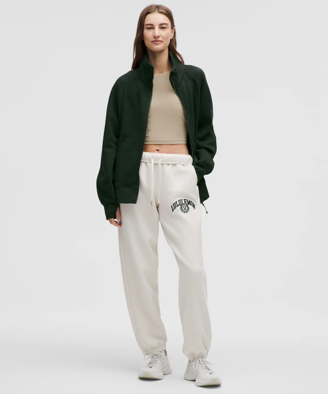 Scuba Oversized Funnel-Neck Full Zip