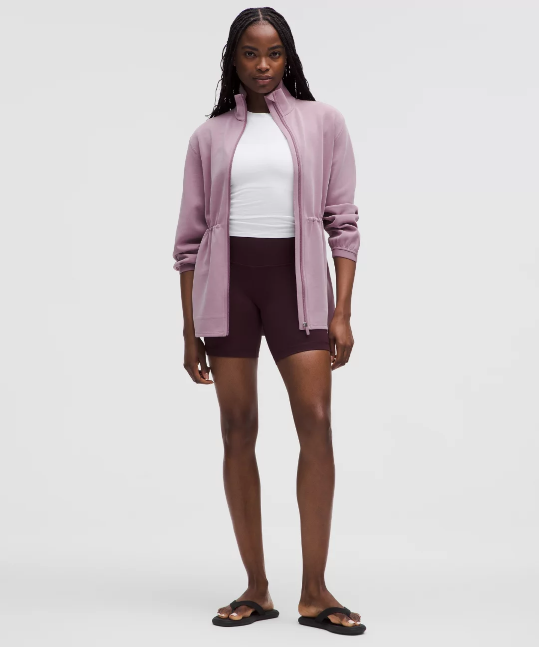 Softstreme Cinch-Waist Full-Zip Jacket