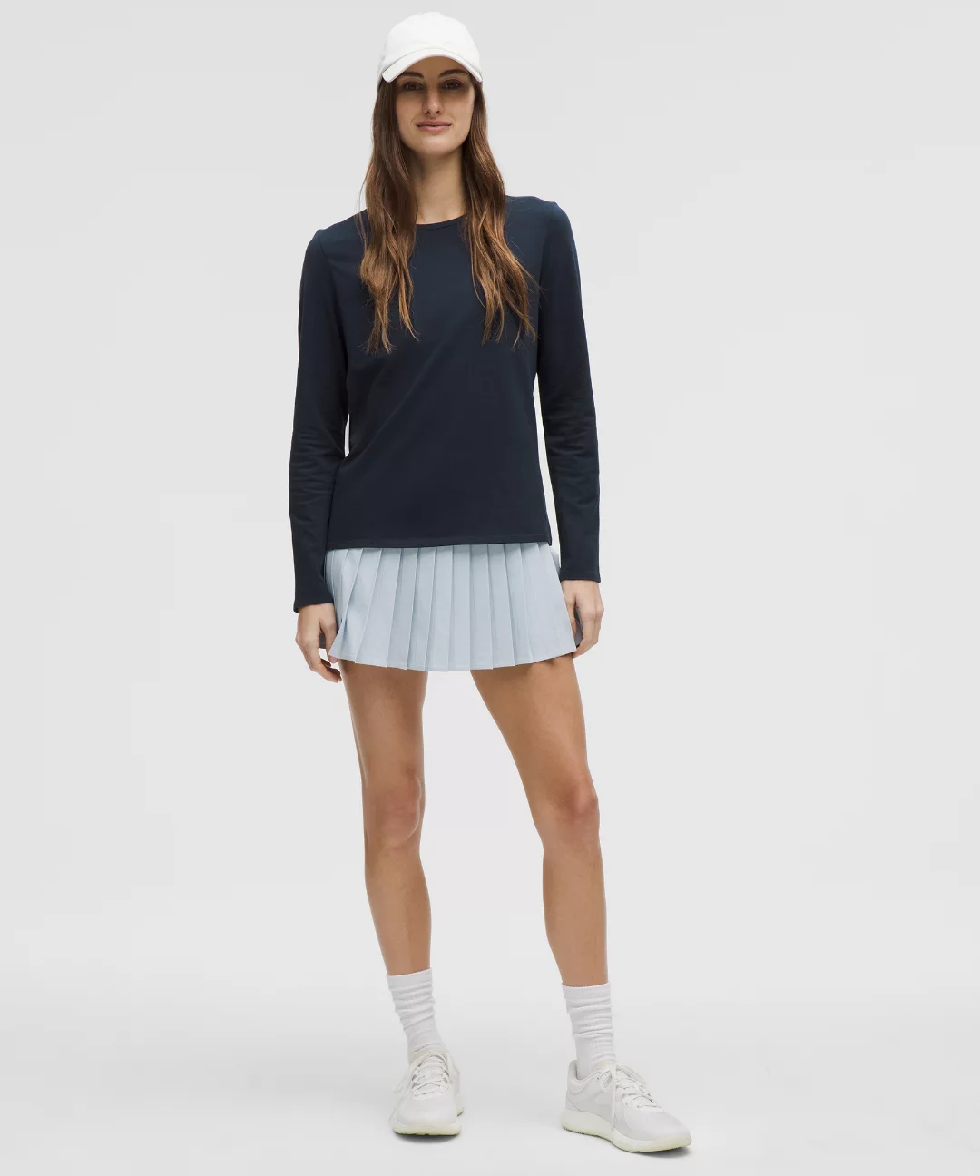 Organic Cotton Crewneck Long-Sleeve Shirt