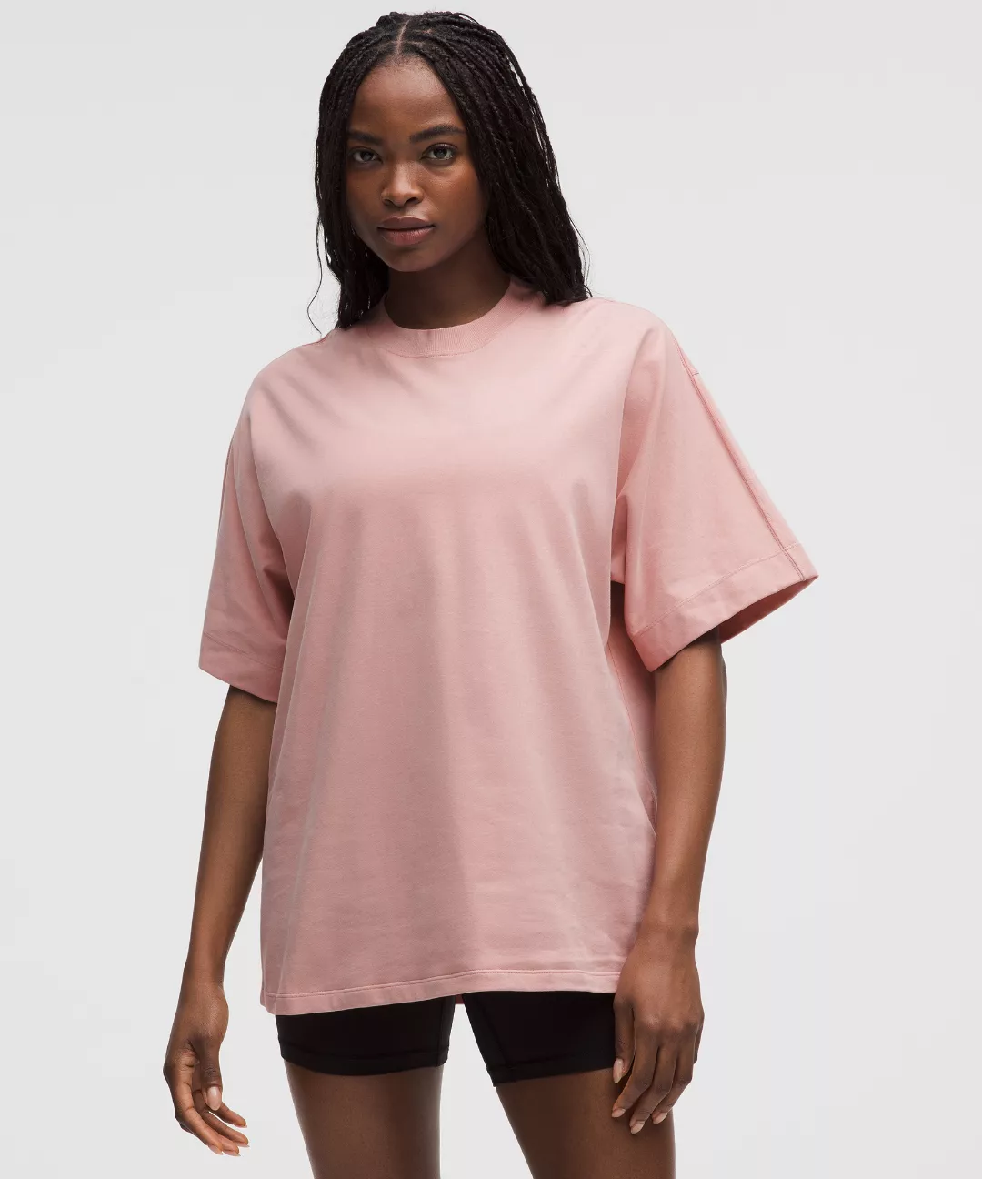 Cotton Jersey Oversized Short-Sleeve Shirt