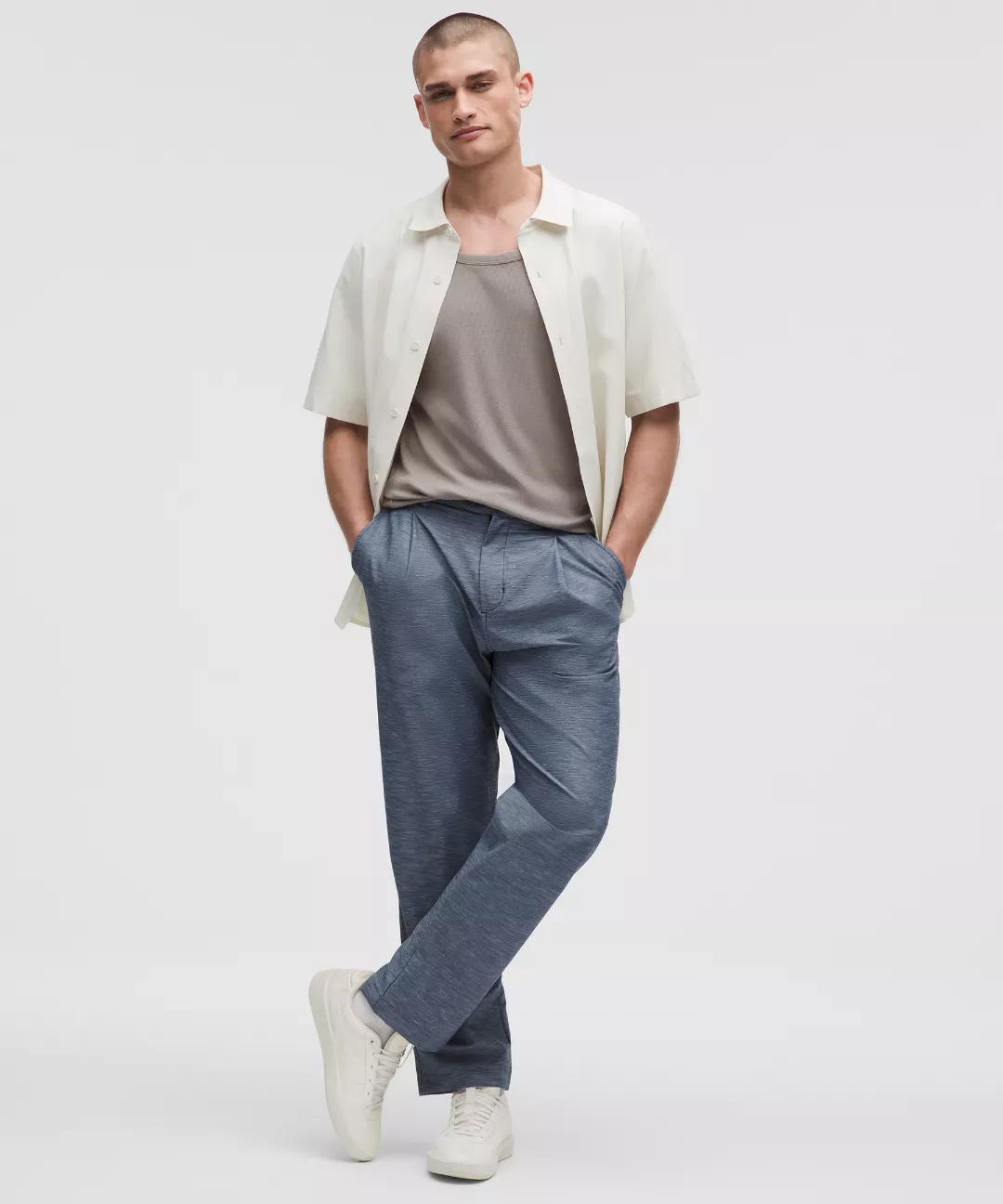 LuluLinen Pleated Trouser *Regular