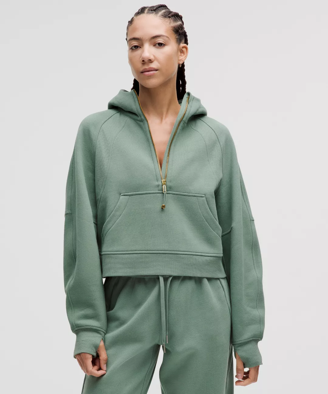 Scuba Oversized Half-Zip Hoodie