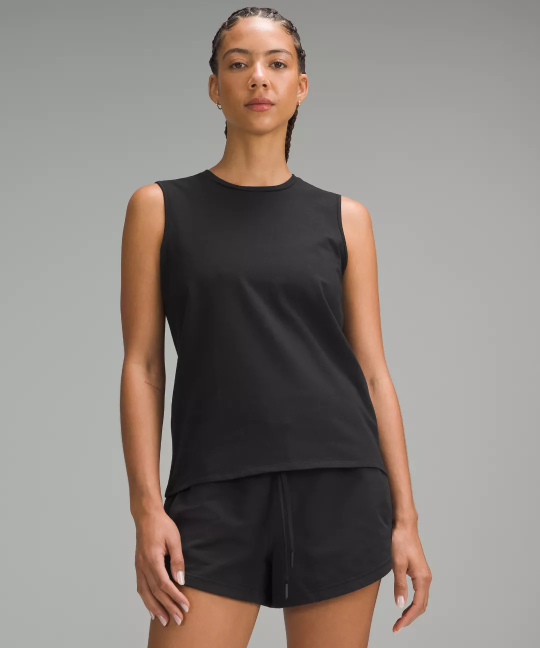 Organic Cotton Crewneck Tank Top