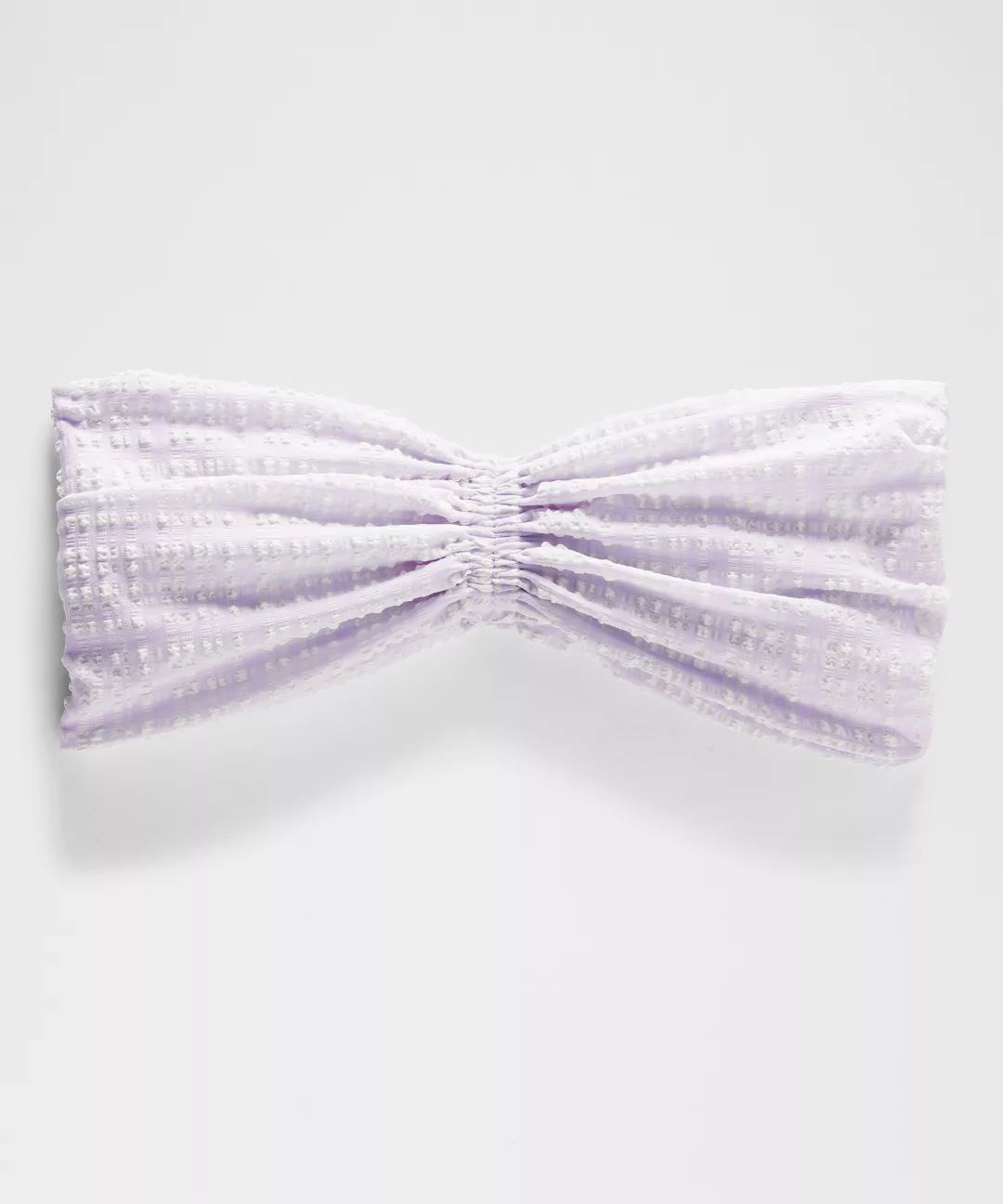 Women's Seersucker Check Gathered Headband