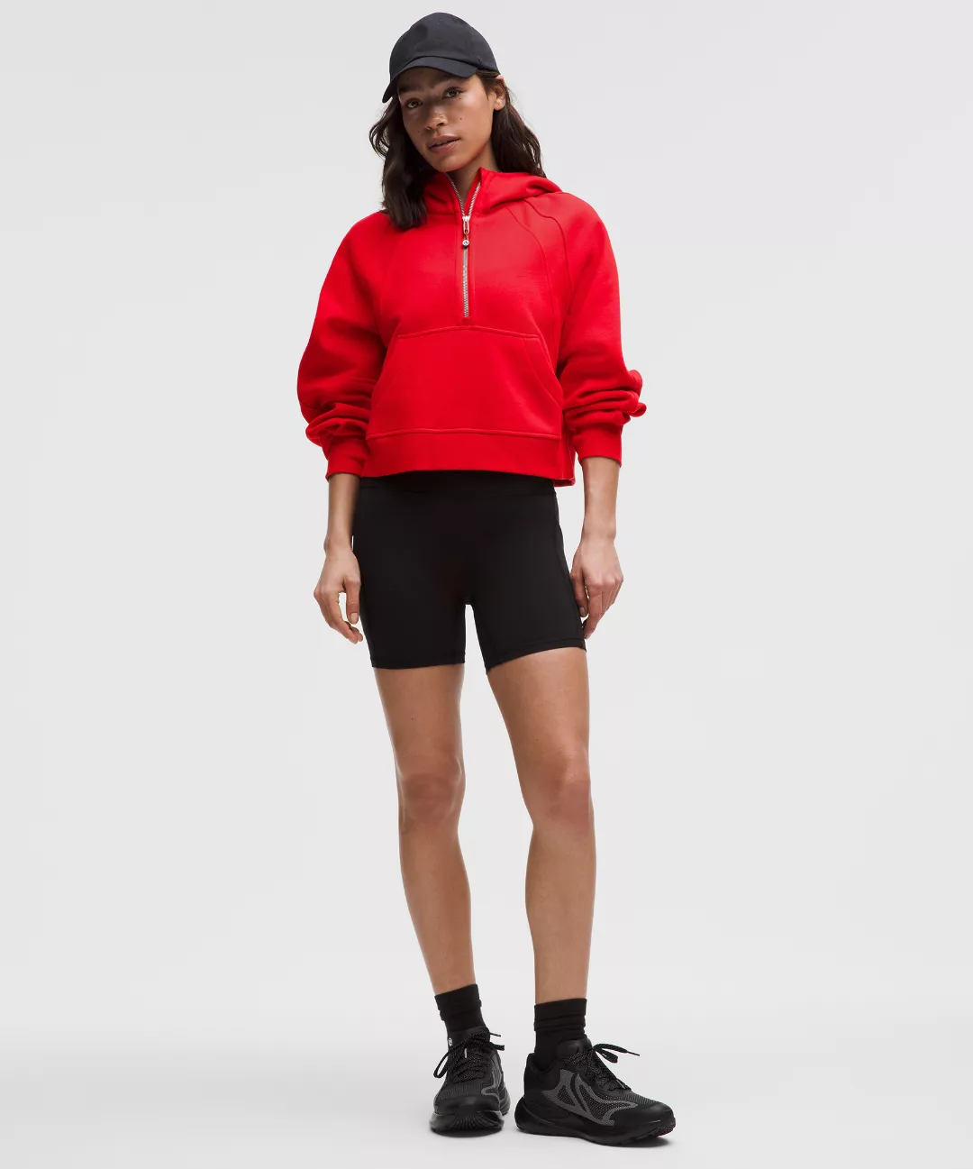 Scuba Oversized Half-Zip Hoodie