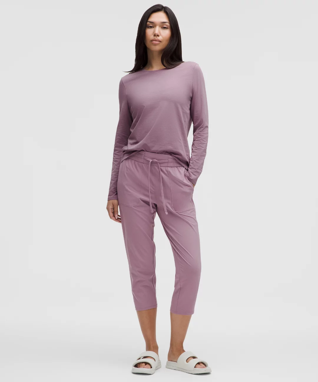 Organic Cotton Crewneck Long-Sleeve Shirt