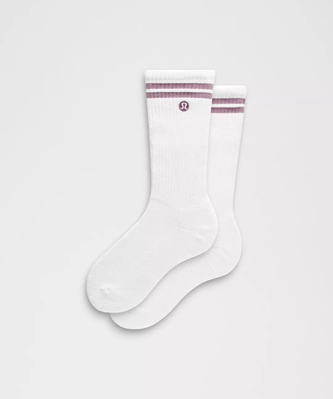 Unisex Daily Essential Crew Socks *Stripe