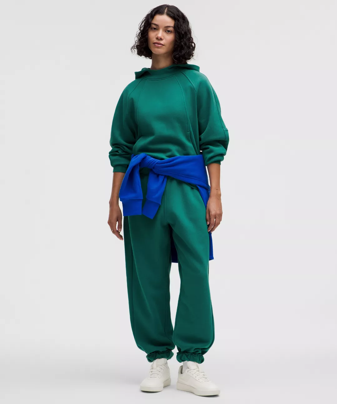Scuba Oversized Side-Slit Hoodie