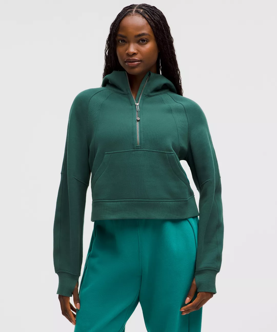 Scuba Oversized Half-Zip Hoodie