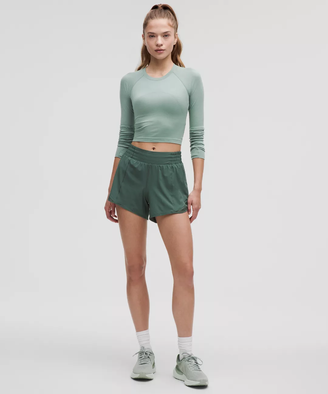Swiftly Tech Cropped Long-Sleeve Shirt 2.0