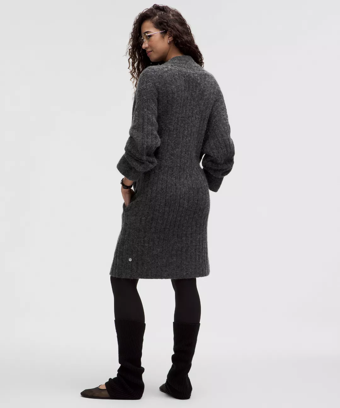Alpaca Wool-Blend Shawl-Collar Cardigan