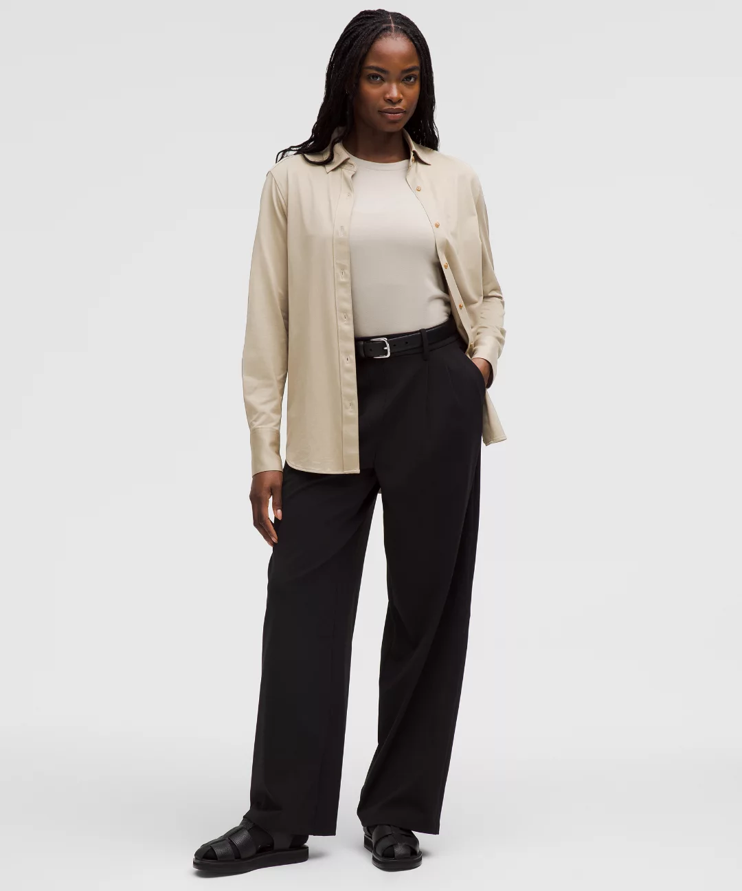 Knit Relaxed-Fit Overshirt