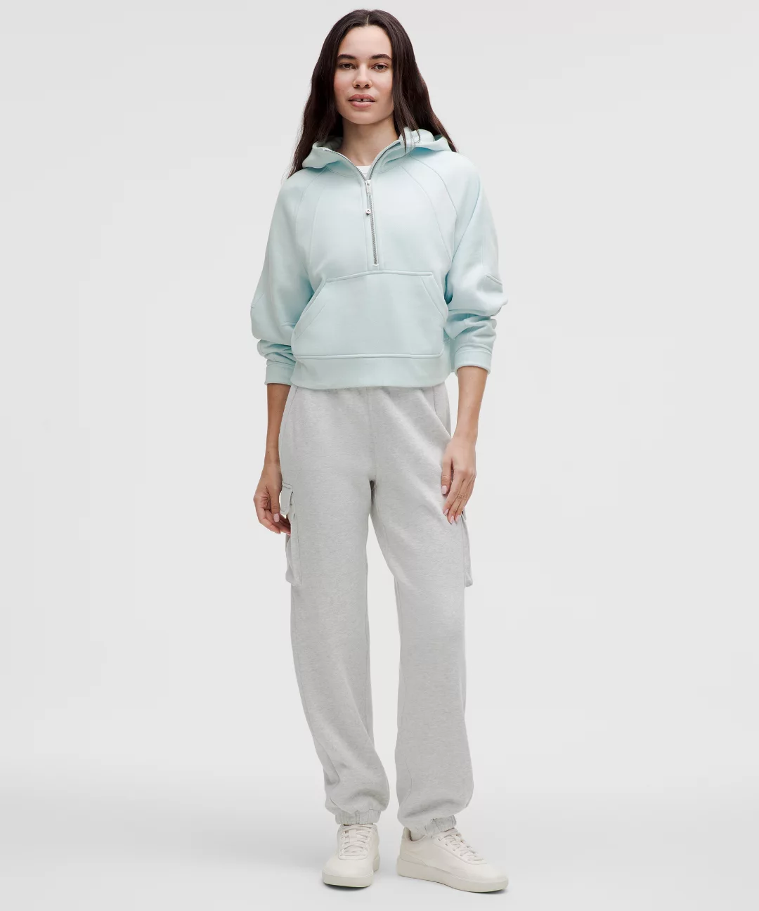 Scuba Oversized Half-Zip Hoodie