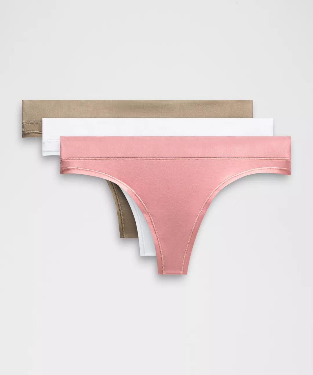 UnderEase Mid-Rise Thong Underwear *3 Pack
