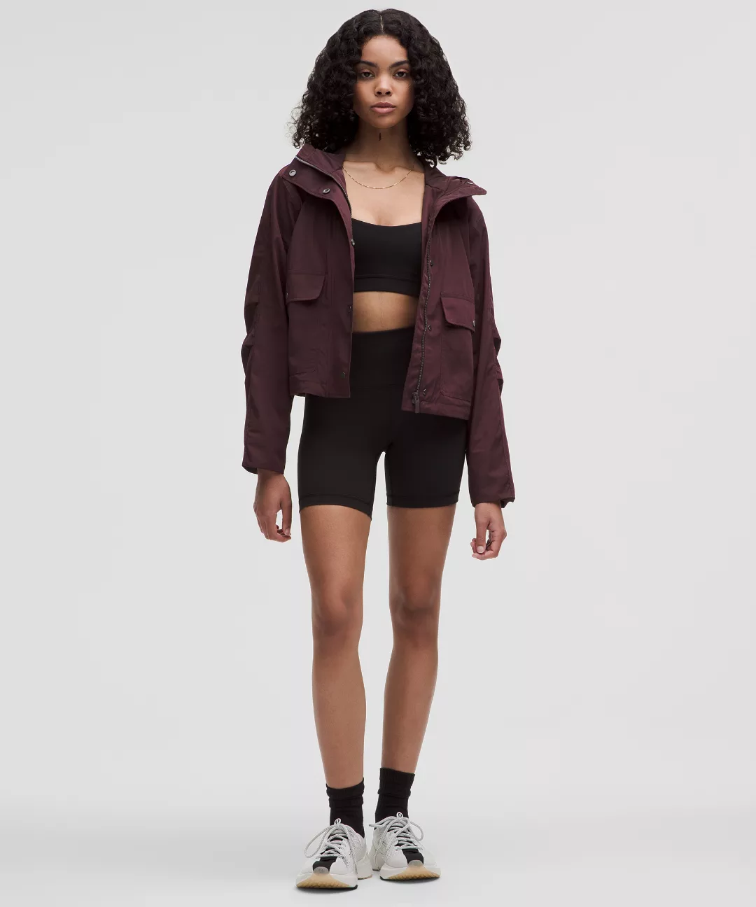 Cropped Utility Windbreaker