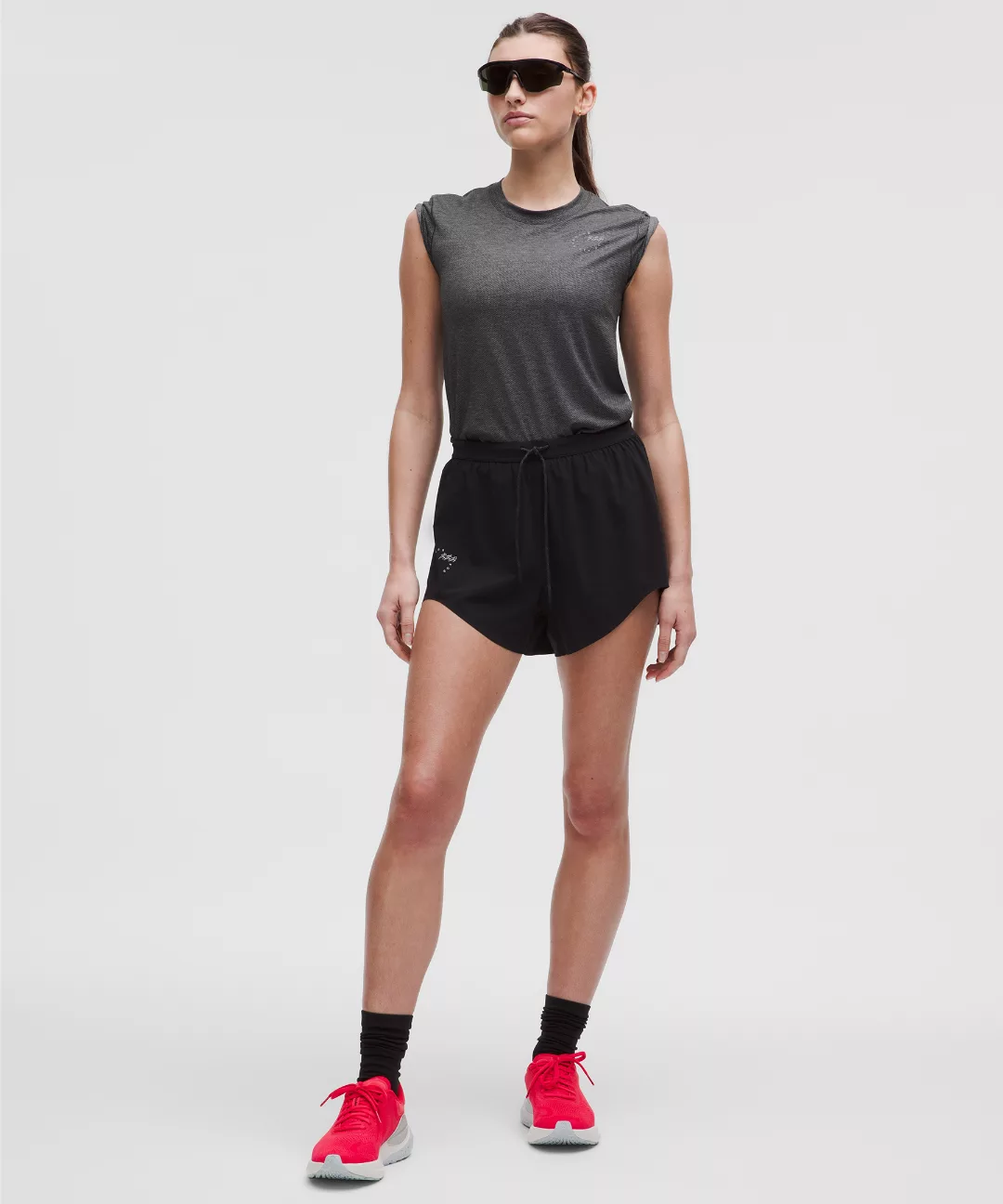 Mile Maker Run Crew Graphic Mesh Short-Sleeve Shirt