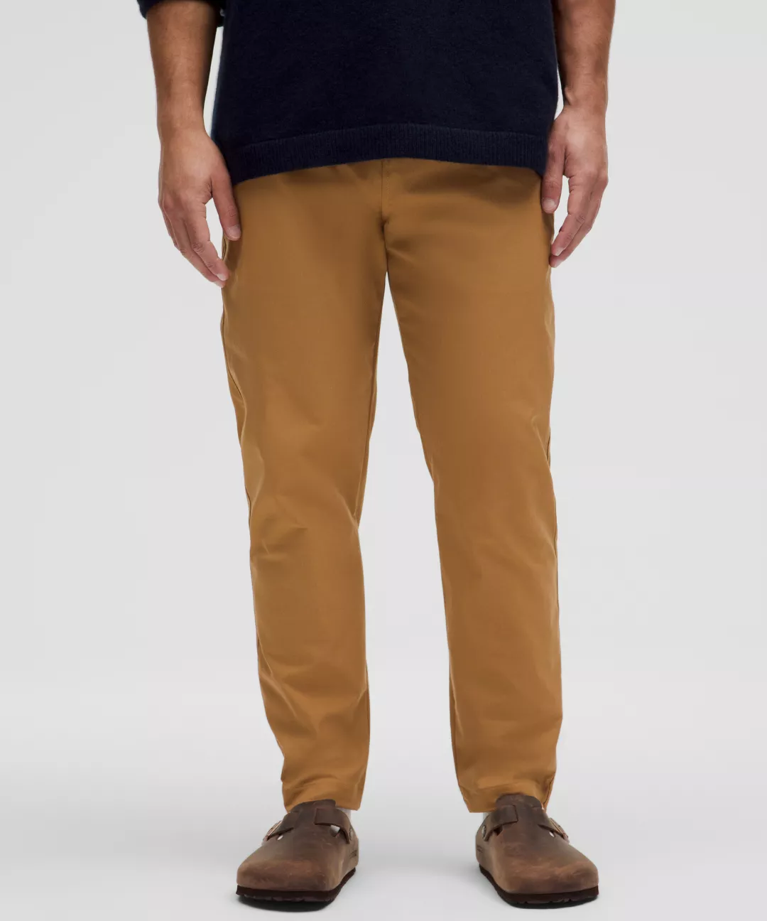 Slim-Tapered Smooth Twill Trouser *Cropped