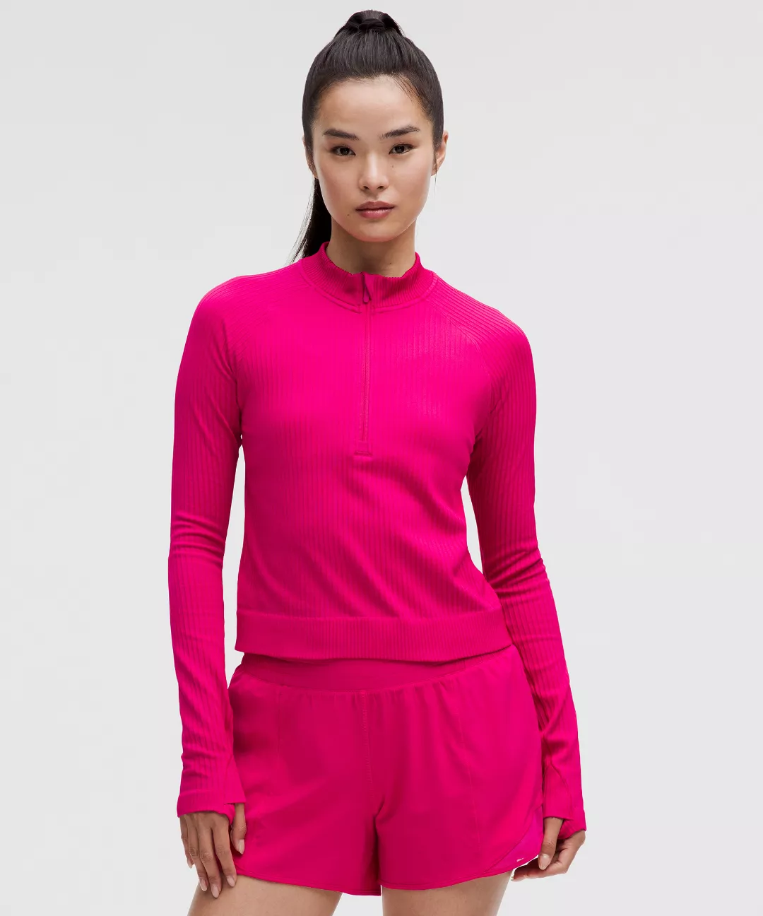 Rest Less Cropped Half Zip