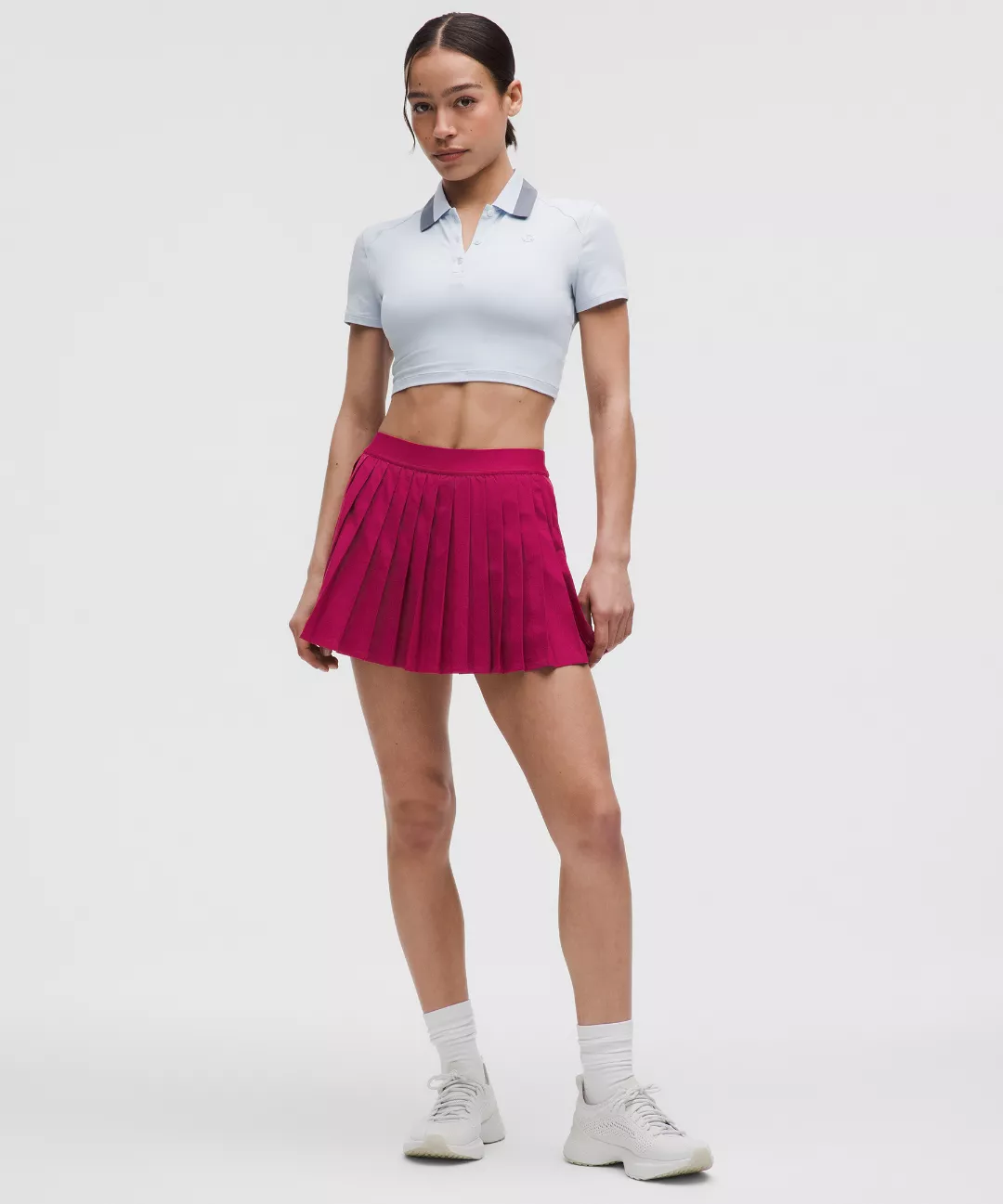 High-Rise Pleated Tennis Skirt
