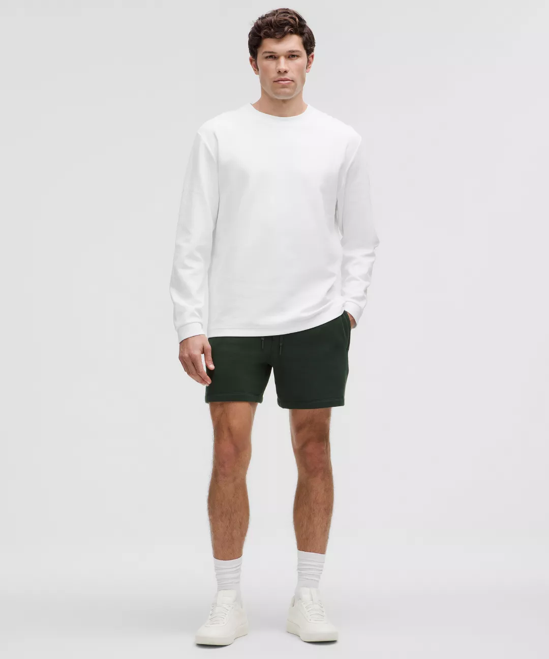 Heavyweight Cotton Textured Long-Sleeve Shirt