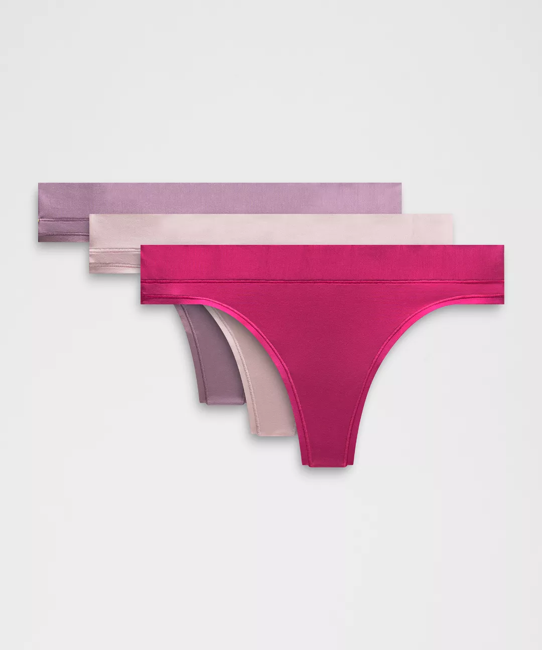 UnderEase Mid-Rise Thong Underwear *3 Pack