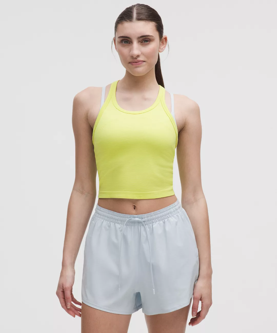 Swiftly Tech Cropped Racerback Tank Top 2.0