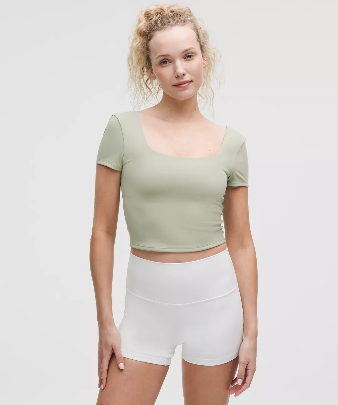 Wunder Under SmoothCover Square-Neck T-Shirt
