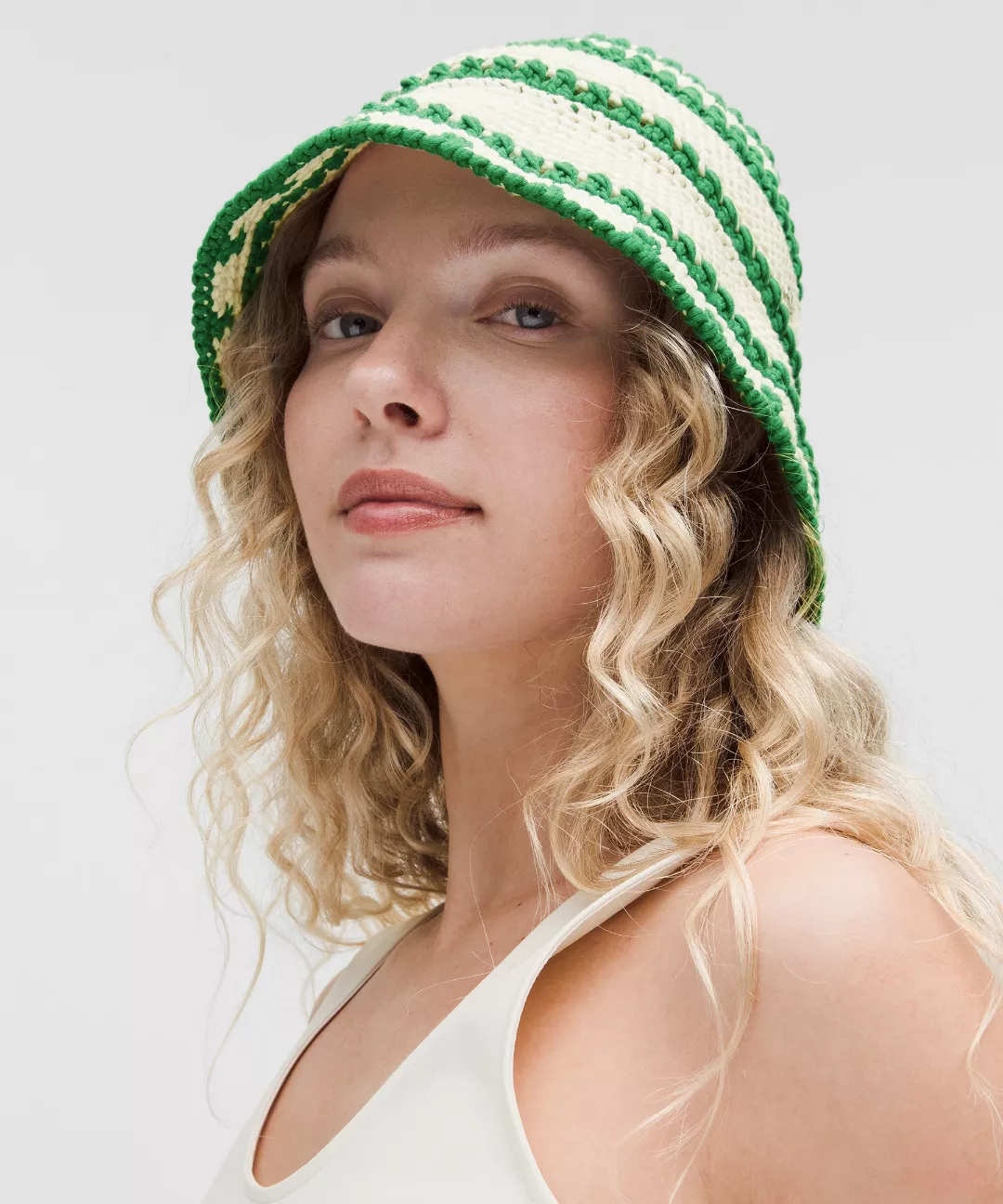 Cotton Crochet Bucket Hat