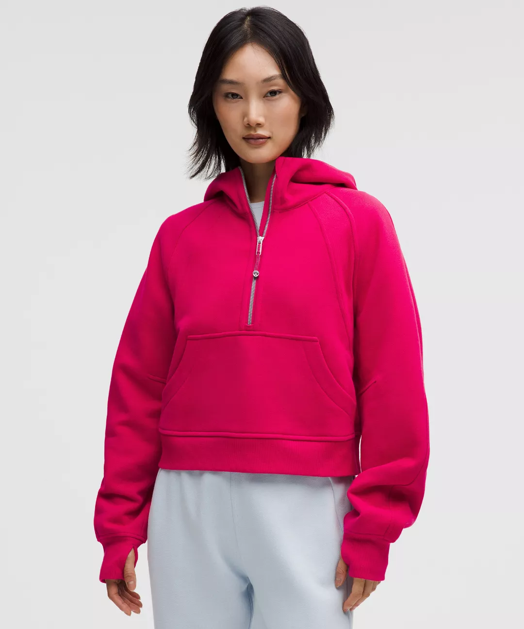 Scuba Oversized Half-Zip Hoodie