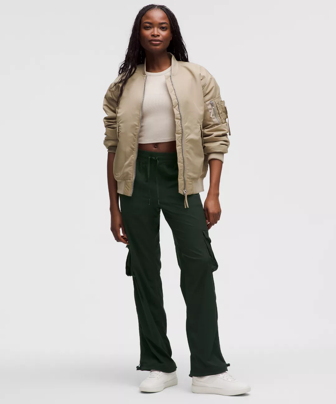 Dance Studio Relaxed-Fit Mid-Rise Cargo Pant
