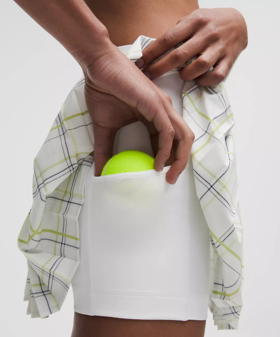 High-Rise Pleated Tennis Skirt