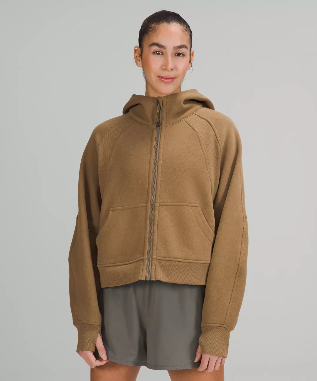 Scuba Oversized Full-Zip Hoodie